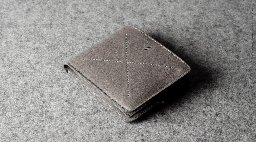 Hardgraft CASH CARD WALLET . OFF GREY