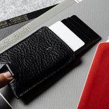 Push Card Case . Coal