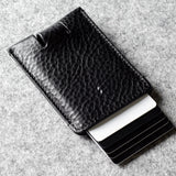 Push Card Case . Coal