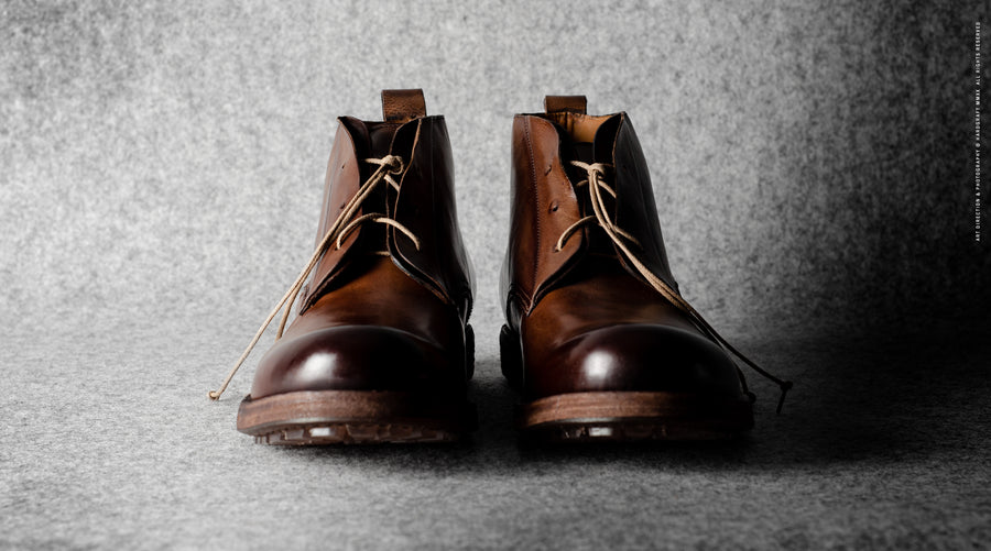 Rugged Boots . Chestnut