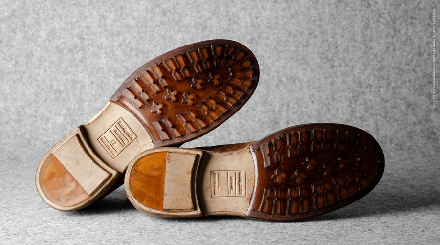 Bottes robustes en daim marron