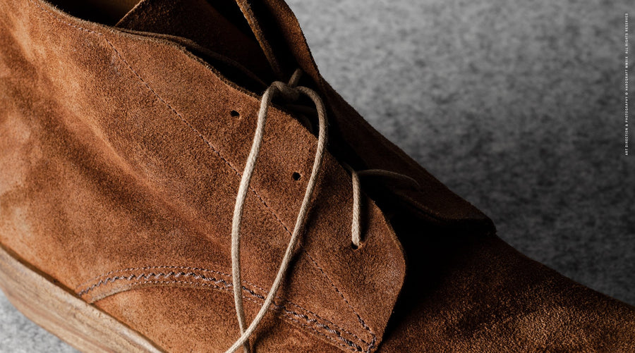 Rugged Boots . Chestnut Suede