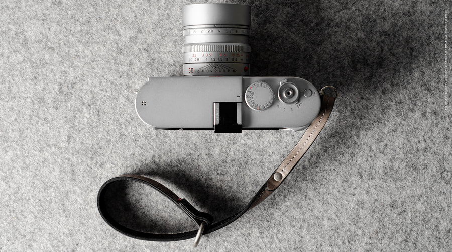 Slide Camera Wrist Strap . Off Grey