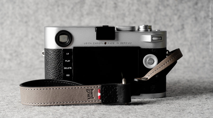 Slide Camera Wrist Strap . Off Grey