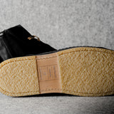 Straight Side Mid Top . Black
