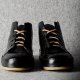 Straight Side Mid Top . Black