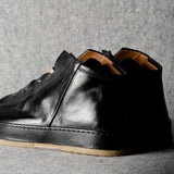 Straight Side Mid Top . Black