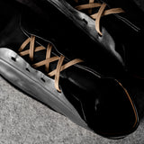 Straight Side Mid Top . Black