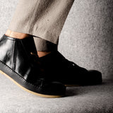 Straight Side Mid Top . Black