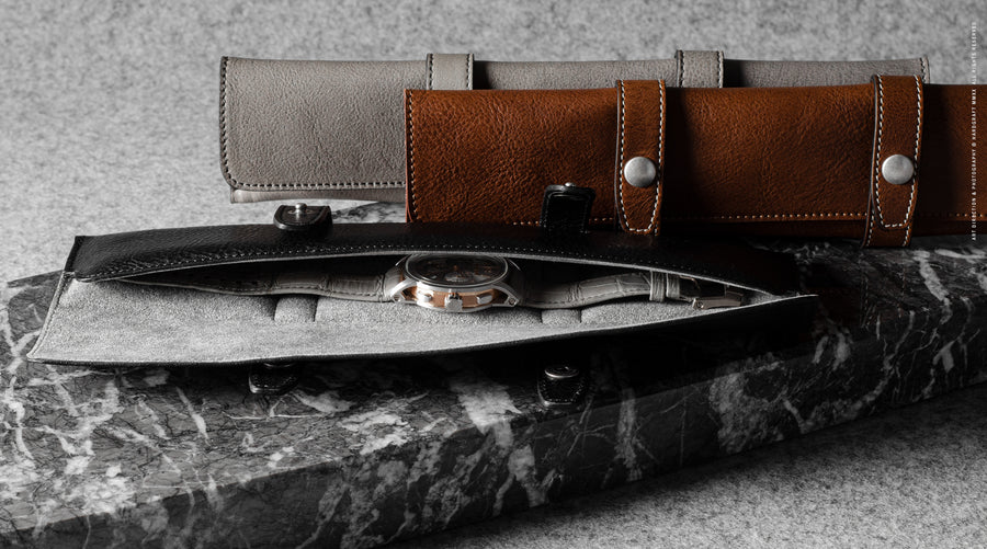 Timeless Watch Pocket Long . Coal