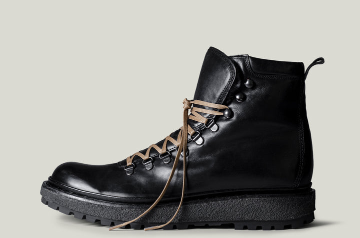 black vintage boots