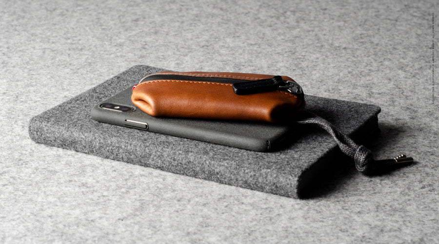 Zip Key Pouch . Coal – hardgraft